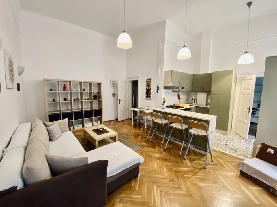 furnished 2 bedroom apt. near Andrássy road